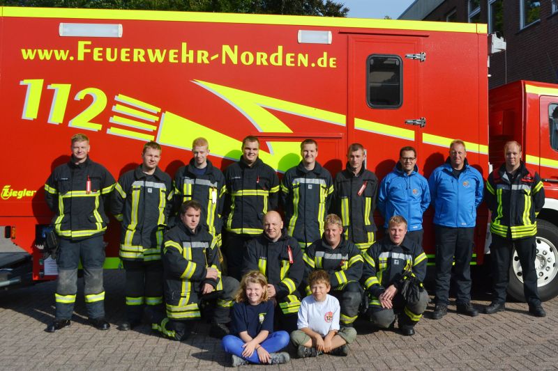 Teilnehmer und Ausbilder - 24.08.2013 in Norden
