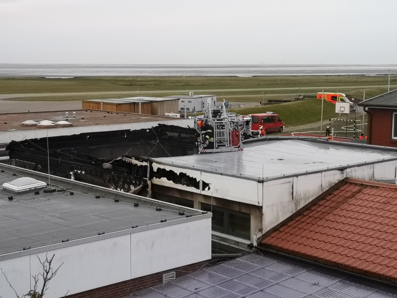 22. Mai 2020 - Großbrand - Feuerwehrmann mit Kreislaufproblemen
